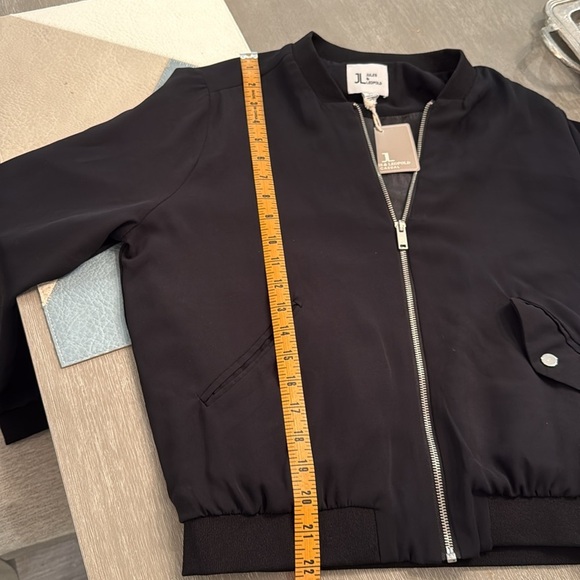 Jules & Leopold-Black Lightweight Bomber Jacket NWT size Small - Picture 7 of 13